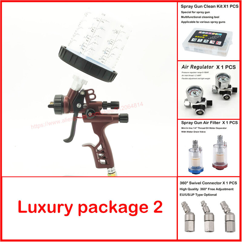 Kvaliteetne pihustuspüstol 6800B värvimispüstol 1,3 mm otsik Suure jõudlusega värvipüstol veepõhine õhupihustuspüstol autode värvimiseks