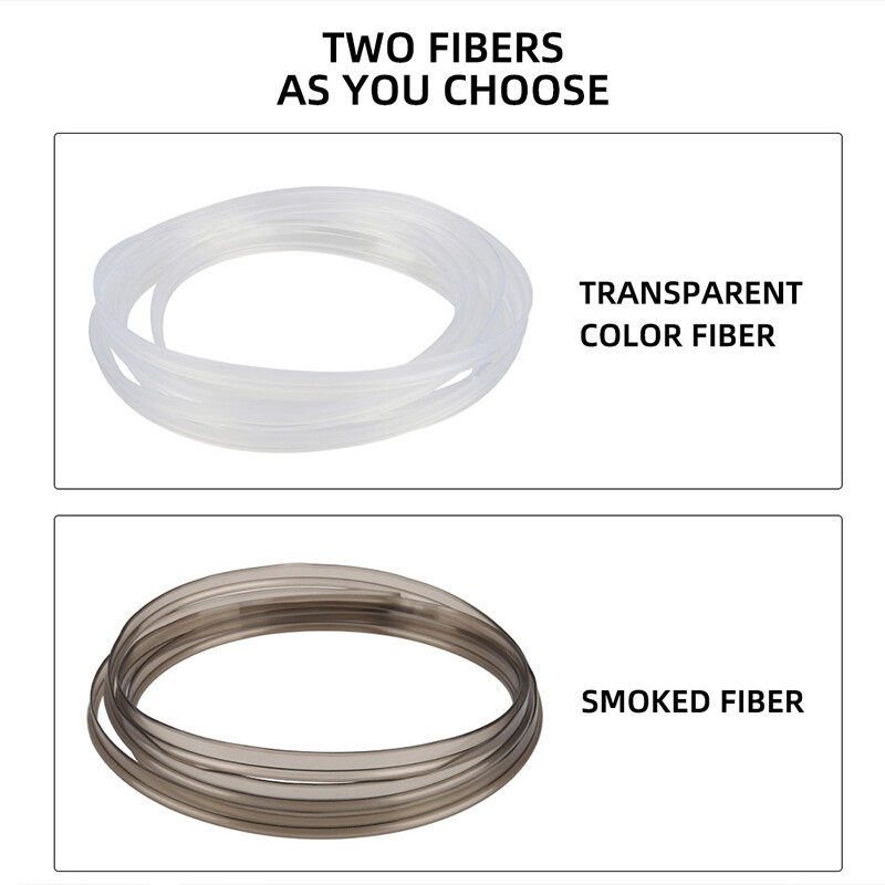 3M/5M/6M/8M šviesolaidinis neoninis laidas, prailginta juostelė nematomos šviesos kreiptuvo priedai, skirti automobilio salono aplinkos apšvietimo įrangai