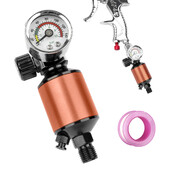 Integruotas oro reguliatorius su oro filtru, didelio našumo oro slėgio reguliatoriaus rinkinys, skirtas purkštuvams ir pneumatiniams įrankiams (1/4 NPT)