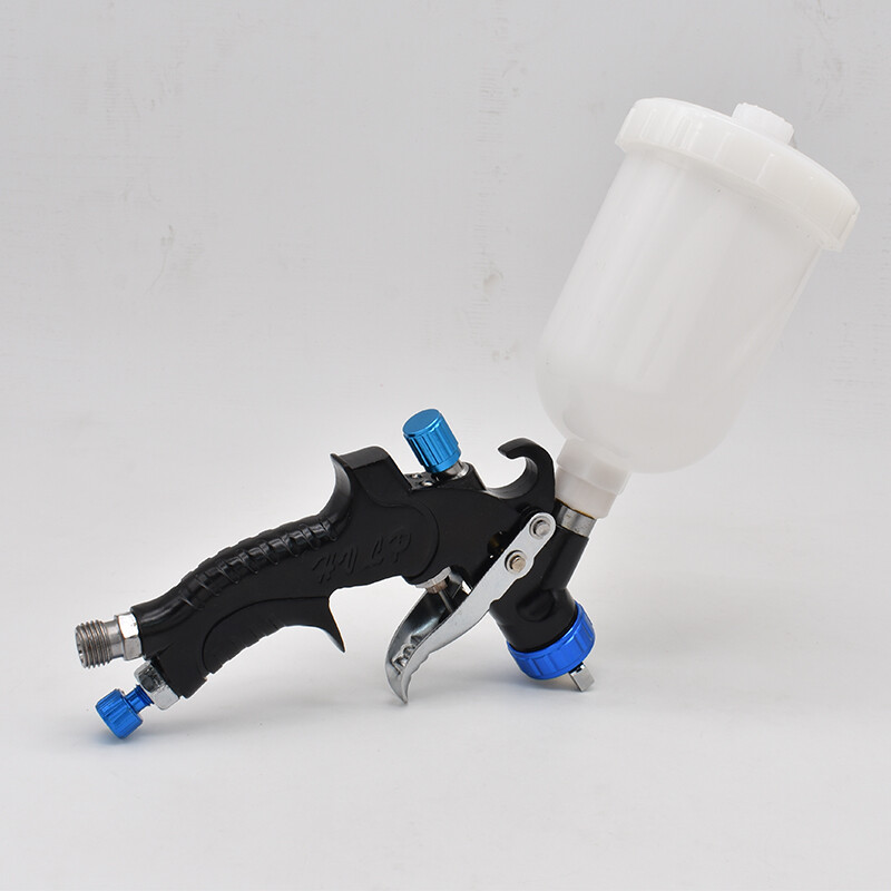 Mini pihustuspüstol 1,0 mm autovärvi pihustuspüstol 0,8 mm düüsikomplekt 400CC/250CC paagi õhuvärvipüstol koos värvisegamistopsi ja adapteriga