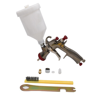 LVLP pihustuspüstoli täiskomplekt R500 autovärvipüstol koos õhuregulaatori, värvisegamistopsi ja pihustuspüstoli adapteriga autode ja koduvärvimise jaoks