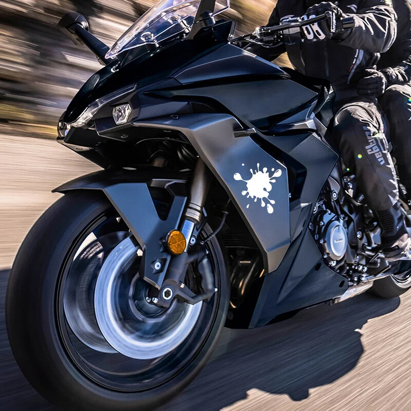 Ανακλαστικά αυτοκόλλητα μοτοσικλέτας Ενδιαφέροντα σημεία Αξεσουάρ βινυλίου Decal Διακόσμηση μοτοσικλέτας σκούτερ Σώμα τανκ Κράνος παρμπρίζ