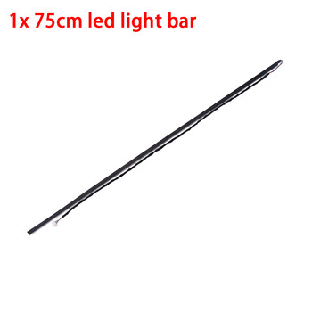 75CM/110CM Για λωρίδα LED RGB 64 Χρώμα Φώτα Περιβάλλοντος αυτοκινήτου Εσωτερικό Ακρυλικό Φωτιστικό Ταμπλό ταινίας Οπτικών Ινών για Αντικατάσταση 12V