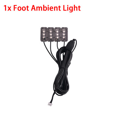75CM/110CM Για λωρίδα LED RGB 64 Χρώμα Φώτα Περιβάλλοντος αυτοκινήτου Εσωτερικό Ακρυλικό Φωτιστικό Ταμπλό ταινίας Οπτικών Ινών για Αντικατάσταση 12V