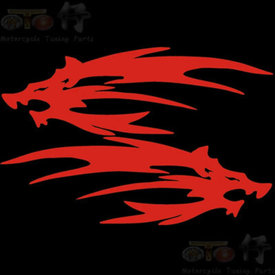 1 pora laukinių vilkų PVC lipdukų lipdukų šalmo bako motociklo automobilio lipdukas 0,20 cm*6,5 cm