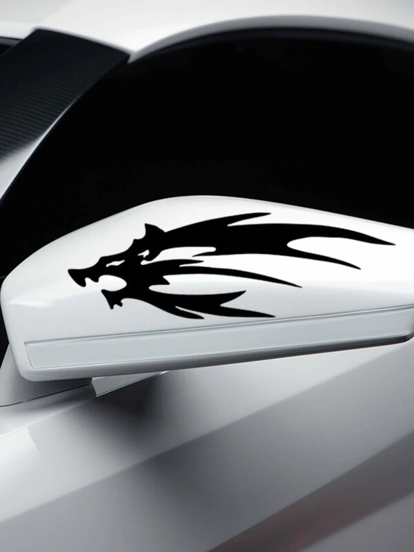 1 pora laukinių vilkų PVC lipdukų lipdukų šalmo bako motociklo automobilio lipdukas 0,20 cm*6,5 cm