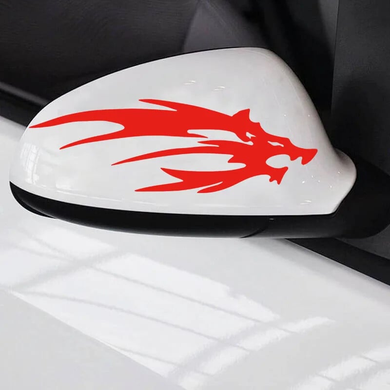 1 pora laukinių vilkų PVC lipdukų lipdukų šalmo bako motociklo automobilio lipdukas 0,20 cm*6,5 cm