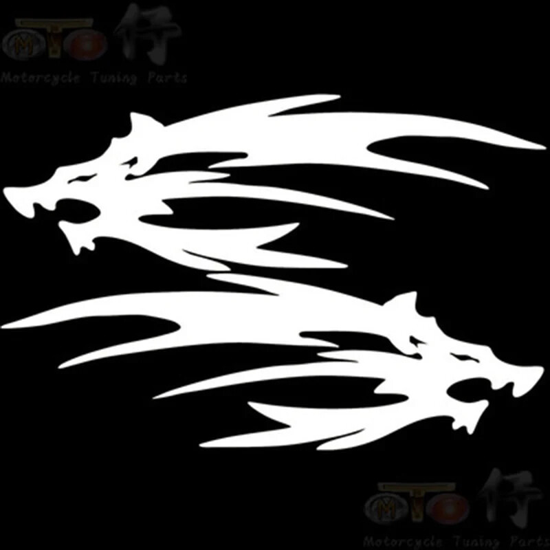 1 pora laukinių vilkų PVC lipdukų lipdukų šalmo bako motociklo automobilio lipdukas 0,20 cm*6,5 cm