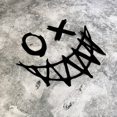 Demonski smajlić Naljepnice za automobil Vjetrobransko staklo Dekoracija motocikla Ogrebotine Poklopac Stil automobila Reflektirajuće naljepnice upozorenja