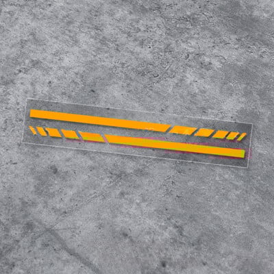 2 τμχ Αυτοκόλλητα μοτοσικλέτας Sports strip Διακόσμηση κράνους ρεζερβουάρ καυσίμου Αδιάβροχο καθρέφτη αυτοκινήτου Αυτοκόλλητα βινυλίου Αξεσουάρ οχήματος