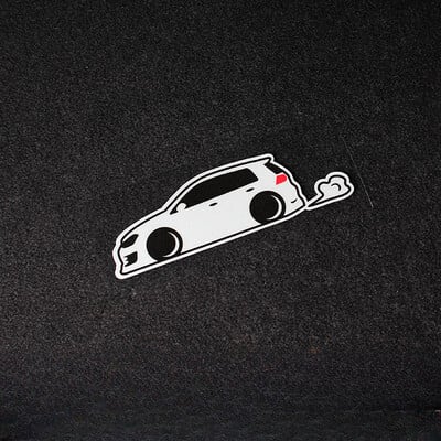 I Love My VW Cartoon Αυτοκόλλητα αυτοκινήτου για Volkswagen VW Golf 4 5 6 7 TSI TCR GTD GTI MK4 MK5 MK3 MK2 MK7 Passat B6 B7 B5 Polo 6R T5
