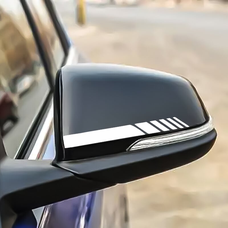 Αυτοκόλλητα ρίγες αγωνιστικών αυτοκινήτων τρισδιάστατα αδιάβροχα αγωνιστικά λουράκια Πλαϊνός καθρέφτης πίσω όψης Διακοσμητικός καθρέφτης Χρώμα λωρίδα Αυτοκόλλητα Αξεσουάρ αυτοκινήτου Ανθεκτικά