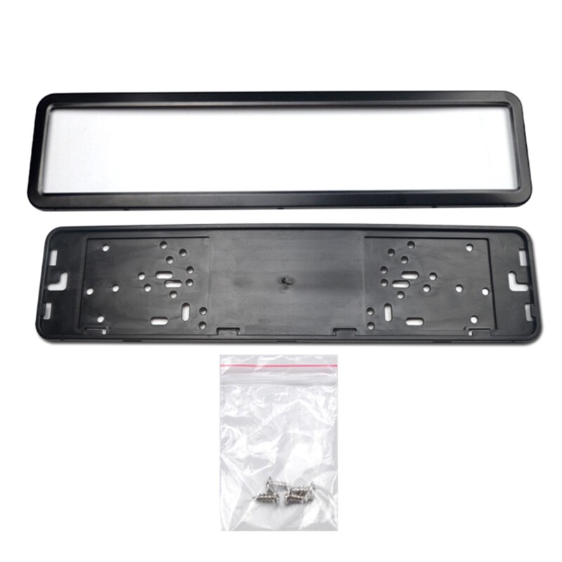 Ασφαλές σταθερό κάλυμμα βάσης πλαισίου πινακίδας κυκλοφορίας Αντιδιαβρωτικό στήριγμα κατάλληλο για εξωτερική διακόσμηση ευρωπαϊκών οχημάτων