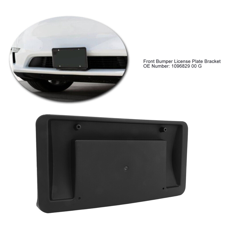 Naujas priekinio buferio valstybinio numerio laikiklio laikiklis 1096829 00 G Tesla Model 3 2017–2023 m.