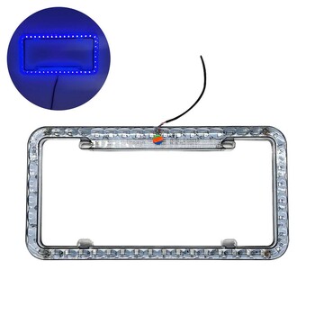 12V Φωτισμός LED Ακρυλικό Η.Π.Α/Καναδά Θήκη καλύμματος ετικέτας πλαισίου πινακίδας κυκλοφορίας για αυτοκίνητα φορτηγά οχήματα Αξεσουάρ αυτοκινήτου Styling αυτοκινήτου N2J3