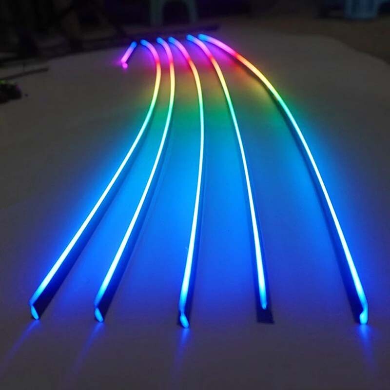 6 u 1 18 u 1 64 boje RGB Symphony Ambijentalna unutrašnjost automobila LED akrilna vodilica Optička univerzalna ukrasna svjetla za atmosferu