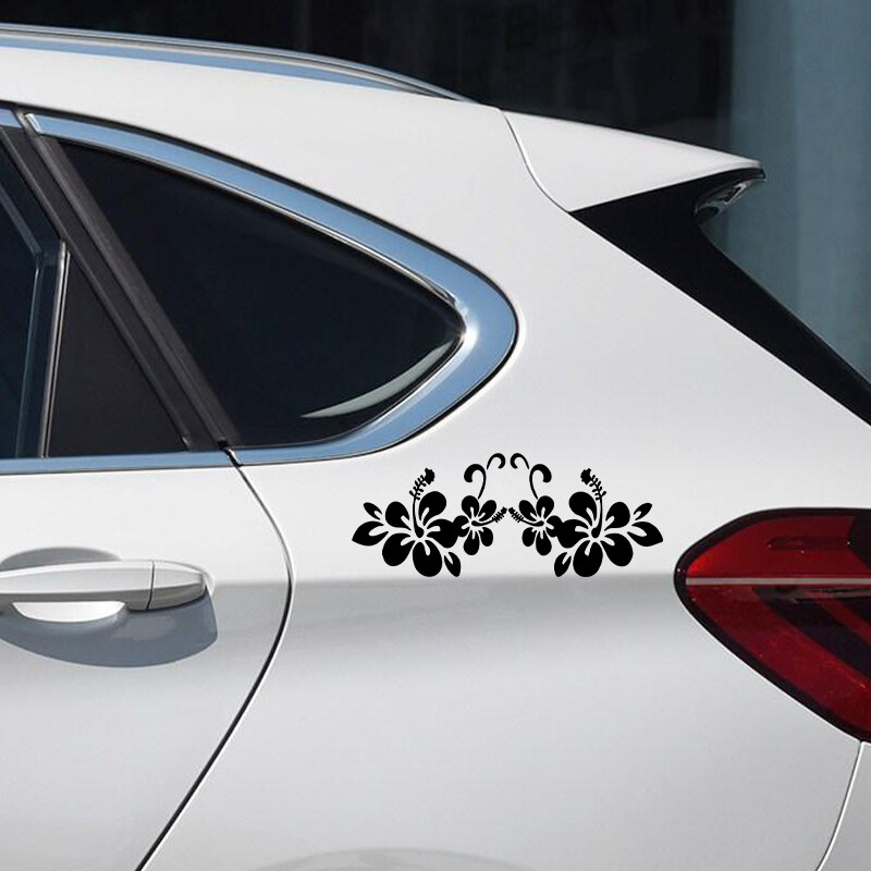 Autómatrica 20*8cm-es virágos matricák autóajtó ablaka fényvisszaverő lézeres motorkerékpár autóformázó 3D matricák