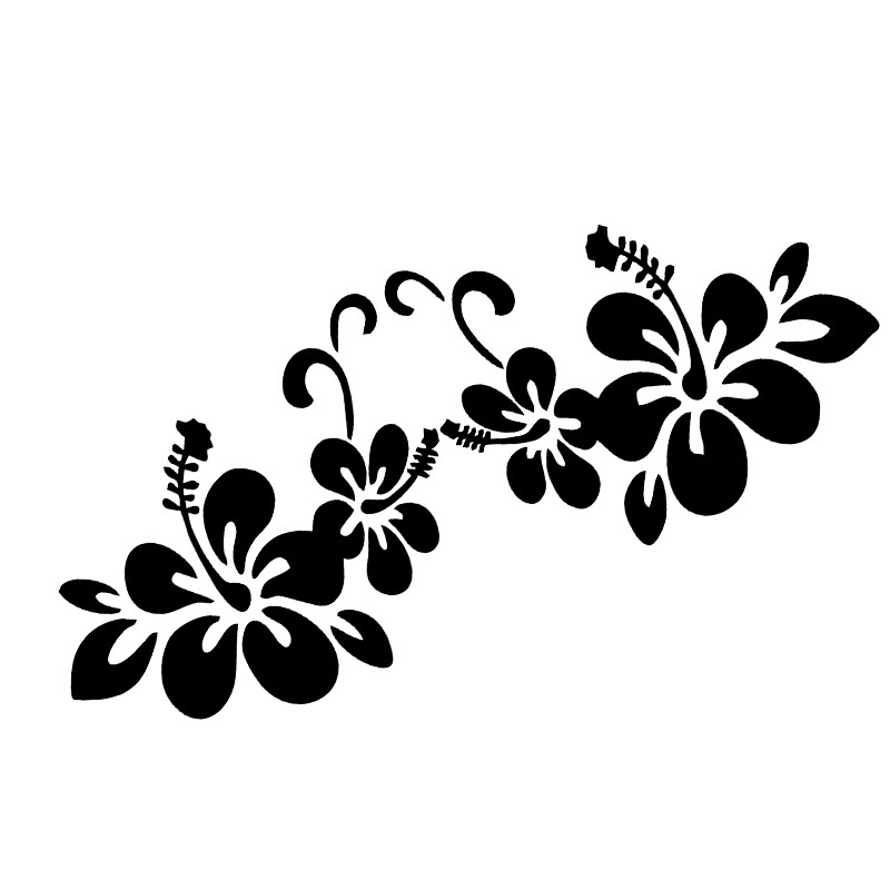 Autómatrica 20*8cm-es virágos matricák autóajtó ablaka fényvisszaverő lézeres motorkerékpár autóformázó 3D matricák