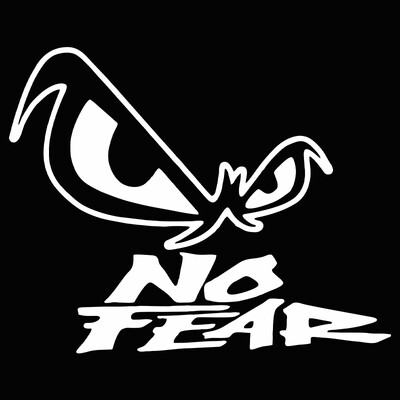 G139 20X16cm Die-cut Vinyl Decal Eye No Fear Αυτοκόλλητο αυτοκινήτου Αδιάβροχο Auto Decors στο πίσω παράθυρο προφυλακτήρα αμαξώματος αυτοκινήτου