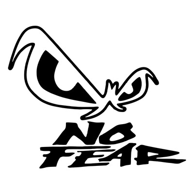G139 20X16cm Die-cut Vinyl Decal Eye No Fear Αυτοκόλλητο αυτοκινήτου Αδιάβροχο Auto Decors στο πίσω παράθυρο προφυλακτήρα αμαξώματος αυτοκινήτου