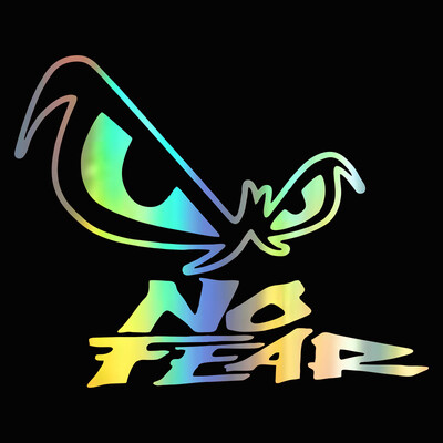 G139 20X16cm Die-cut Vinyl Decal Eye No Fear Αυτοκόλλητο αυτοκινήτου Αδιάβροχο Auto Decors στο πίσω παράθυρο προφυλακτήρα αμαξώματος αυτοκινήτου