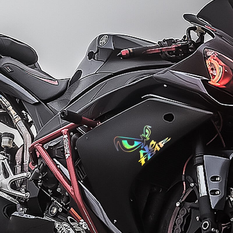 G139 20X16cm Die-cut Vinyl Decal Eye No Fear Αυτοκόλλητο αυτοκινήτου Αδιάβροχο Auto Decors στο πίσω παράθυρο προφυλακτήρα αμαξώματος αυτοκινήτου