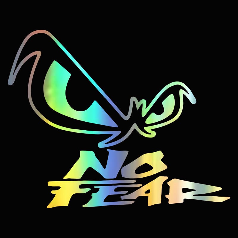 G139 20X16cm Die-cut Vinyl Decal Eye No Fear Αυτοκόλλητο αυτοκινήτου Αδιάβροχο Auto Decors στο πίσω παράθυρο προφυλακτήρα αμαξώματος αυτοκινήτου