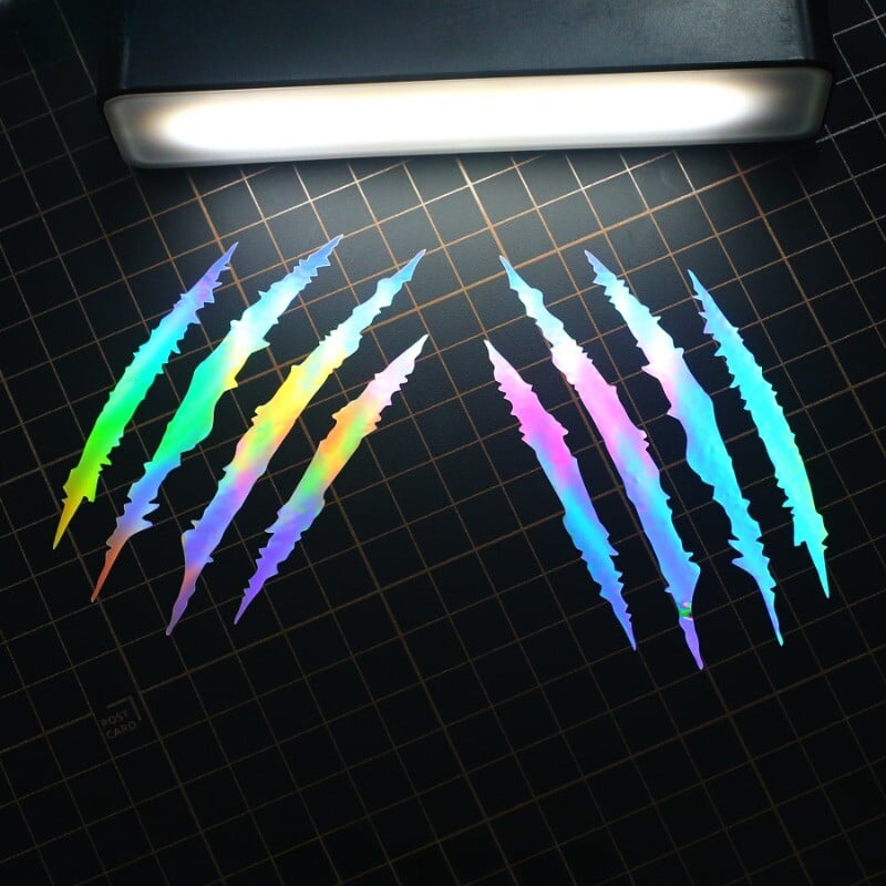 2 DB Motorkerékpár matricák Monster Claw Scratch DIY sisak testdísz KTM Enduro Yamaha Tenere 700 BMW R1200GS R1250GS-hez