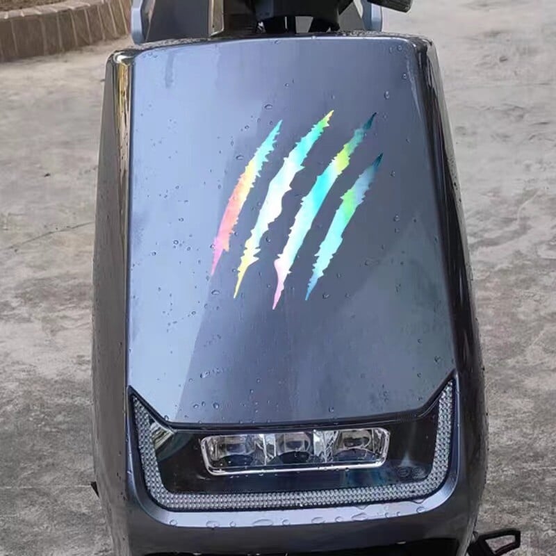 2 DB Motorkerékpár matricák Monster Claw Scratch DIY sisak testdísz KTM Enduro Yamaha Tenere 700 BMW R1200GS R1250GS-hez