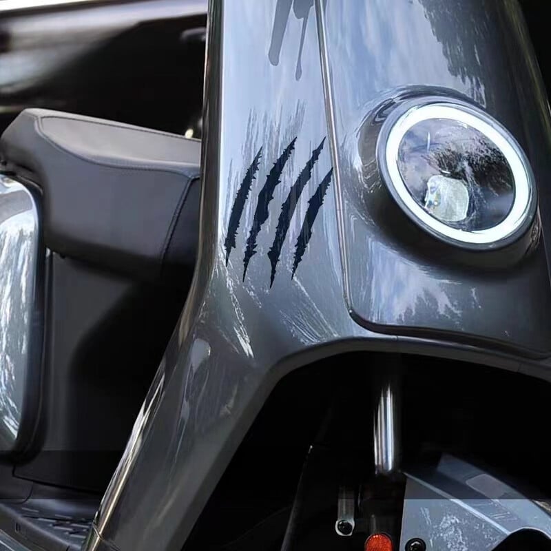 2 DB Motorkerékpár matricák Monster Claw Scratch DIY sisak testdísz KTM Enduro Yamaha Tenere 700 BMW R1200GS R1250GS-hez