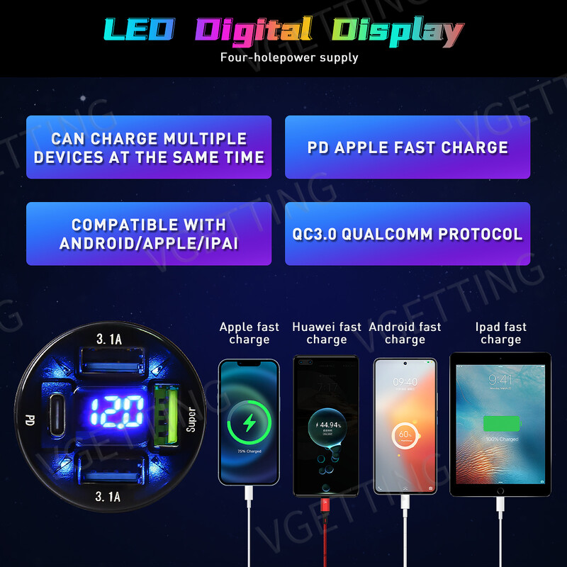 Vgetting za Tesla Model 3 YSX Ambijentalna svjetla automobila 10 u 1 Prostor za noge Univerzalne RGB Atmosferske svjetiljke USB APP Daljinski upaljač za cigarete