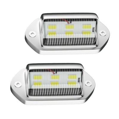 2 τμχ Φώτα όπισθεν Γενικά 12/24 V Πινακίδας Αυτοκινήτου Πλαϊνή ένδειξη όπισθεν Φώτα όπισθεν για SUV Trucks Trailers