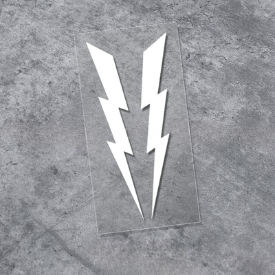 2 ΤΕΜ Αυτοκόλλητα μοτοσικλέτας Lightning Αυτοκόλλητα Αυτοκινήτου DIY Moto κράνος Κεφαλή παρμπρίζ Πλαϊνό σώμα για DUCATI KTM BMW YAMAHA Kawasaki Vespa