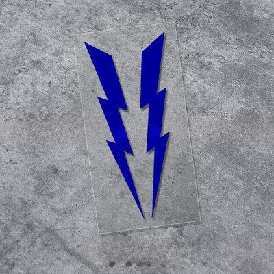 2 ΤΕΜ Αυτοκόλλητα μοτοσικλέτας Lightning Αυτοκόλλητα Αυτοκινήτου DIY Moto κράνος Κεφαλή παρμπρίζ Πλαϊνό σώμα για DUCATI KTM BMW YAMAHA Kawasaki Vespa