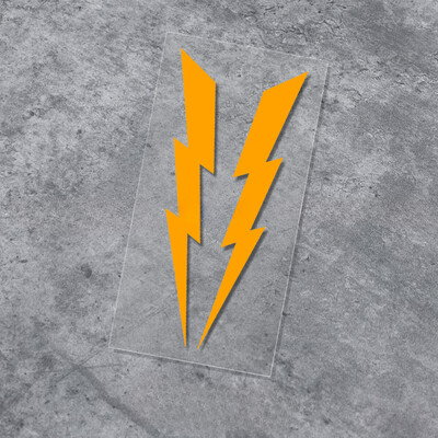 2 ΤΕΜ Αυτοκόλλητα μοτοσικλέτας Lightning Αυτοκόλλητα Αυτοκινήτου DIY Moto κράνος Κεφαλή παρμπρίζ Πλαϊνό σώμα για DUCATI KTM BMW YAMAHA Kawasaki Vespa