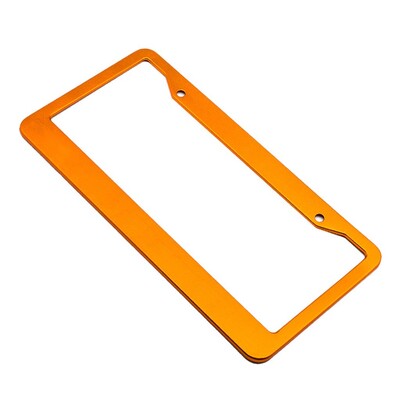 Metalinis valstybinio numerio ženklo rėmas vyrams Moterų etikečių laikiklis aliuminio lydinio automobilio etiketės rėmas su varžtais