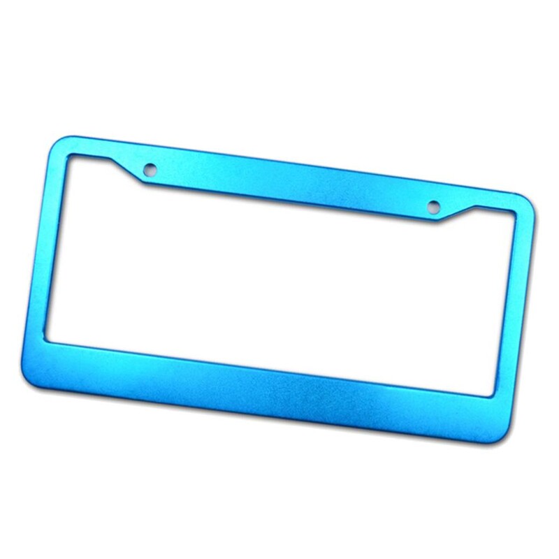 Metalinis valstybinio numerio ženklo rėmas vyrams Moterų etikečių laikiklis aliuminio lydinio automobilio etiketės rėmas su varžtais