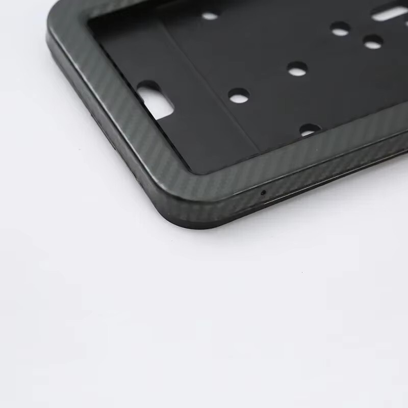 Cadru plăcuță de înmatriculare europeană Cadru plăcuță de înmatriculare față și spate din oțel inoxidabil Cadru plăcuță de înmatriculare din fibră de carbon universal