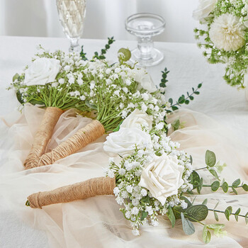 10/15 τεμ. Τεχνητά λουλούδια Baby Breath Flower Fake Gypsophila for Wedding Party Διακόσμηση σπιτιού Μπουκέτα λουλουδιών DIY αξεσουάρ