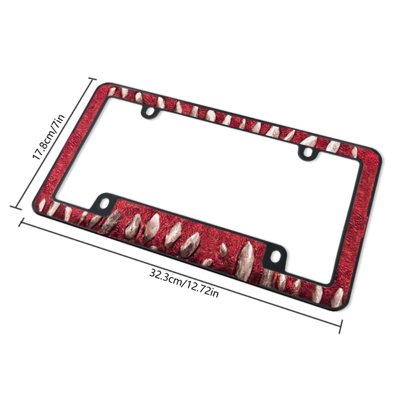 Πλαστικό κάλυμμα άδειας κυκλοφορίας για αυτοκίνητο