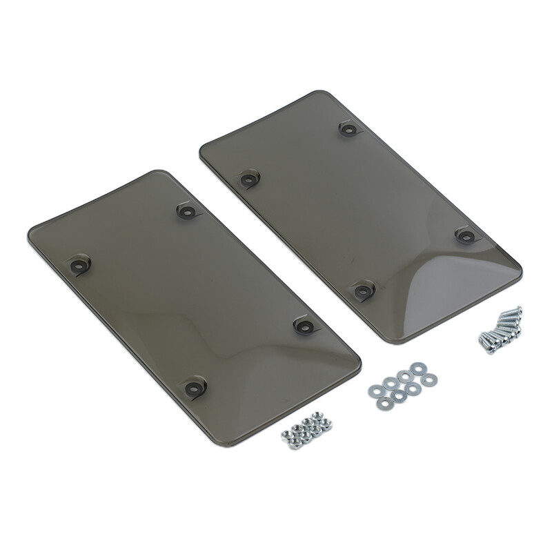 2 Συσκευασία Πινακίδα Αυτοκινήτου Αυτοκινήτου Φιμέ Ασπίδα Ετικέτας Κάλυμμα Πλαστικό Διαφανές Προστατευτικά Πλαίσιο Πινακίδων Αυτοκινήτου Εξωτερικά Αξεσουάρ