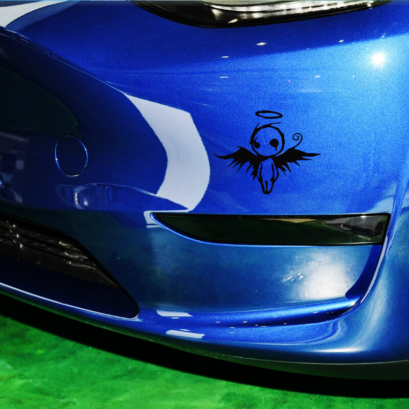 Αστεία Gothic Dark Fallen Angel of Death Πτέρυγα Αυτοκόλλητο Αυτοκίνητο Αυτοκίνητα Μοτοσικλέτες Εξωτερικά Αξεσουάρ Αυτοκόλλητα βινυλίου