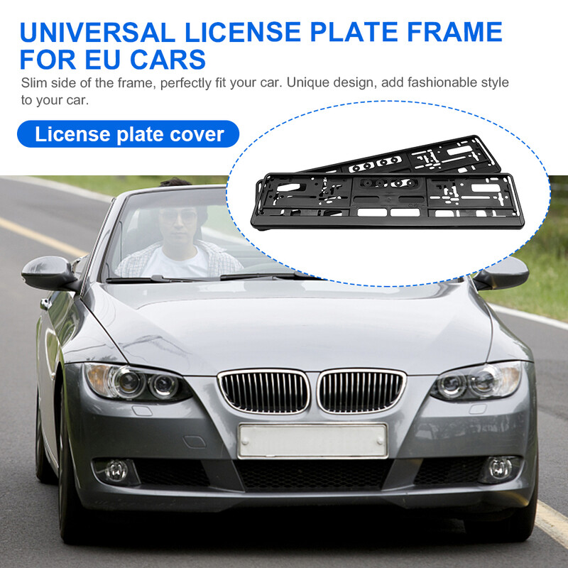 Βάση πινακίδας κυκλοφορίας Κάλυμμα πλαισίου πινακίδας κυκλοφορίας Στήριγμα πινακίδας αυτοκινήτου Πρότυπο EU Αντιδιαβρωτικό Στήριγμα βάσης πινακίδας κυκλοφορίας