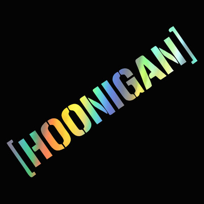 Αυτοκόλλητα εσωτερικού αυτοκινήτου HOONIGAN διασκεδαστικά αυτοκόλλητα μοτοσικλέτας αυτοκινήτου ανακλαστική διακόσμηση 2τμχ