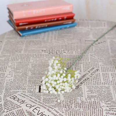 YO CHO Buchet de nuntă DIY Domnișoară de onoare Buchete de respirație Floare Alb Violet Flori artificiale Articole pentru nuntă