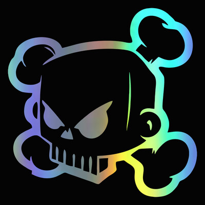 G211 15*15cm Angry rajzfilmfigura avatar Ken Block Skull Personality autómatricák ablak karosszéria dekorációs matricához