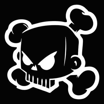 G211 15*15cm Angry Cartoon χαρακτήρας Avatar Ken Block Προσωπικότητα Αυτοκόλλητα αυτοκινήτου για Διακόσμηση αμαξώματος παραθύρου Decal