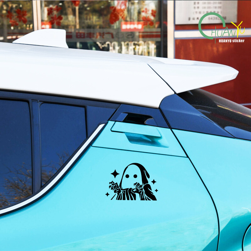 REAPER PEEKER Slatke anime naljepnice za automobile Urezane vinilne naljepnice za automobilski prozor, branik, vjetrobransko staklo, ukrasni dodaci za automobile za Audi BMW