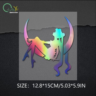 Autocolant pentru capac de combustibil, cu lună, autocolant pentru mașină, sticlă, capac pentru rezervor, autocolant decorativ