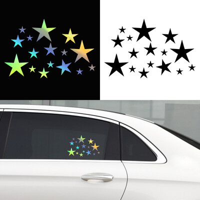 G077 20X13CM vinil matrica STARS autómatrica vízálló autódíszek a karosszéria lökhárító hátsó ablakán